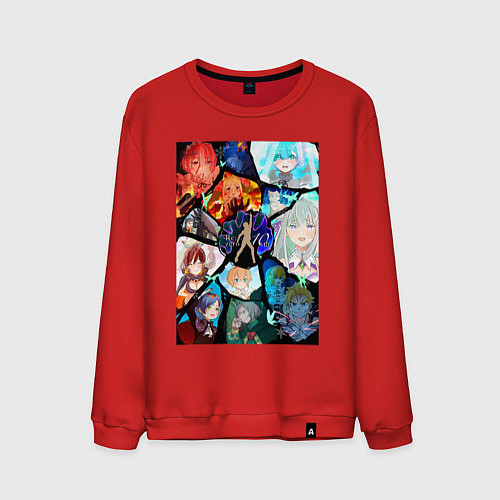 Мужской свитшот Re:Zero Субару Нацуки / Красный – фото 1