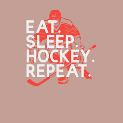 Свитшот хлопковый мужской День хоккеиста, цвет: пыльно-розовый — фото 2