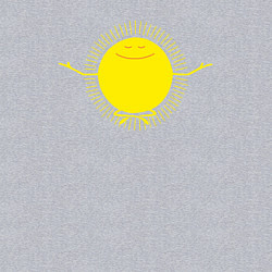 Свитшот хлопковый мужской Sunny relax, цвет: меланж — фото 2