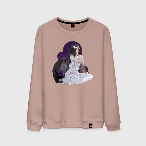 Мужской свитшот Повелитель Альбедо / Пыльно-розовый – фото 1