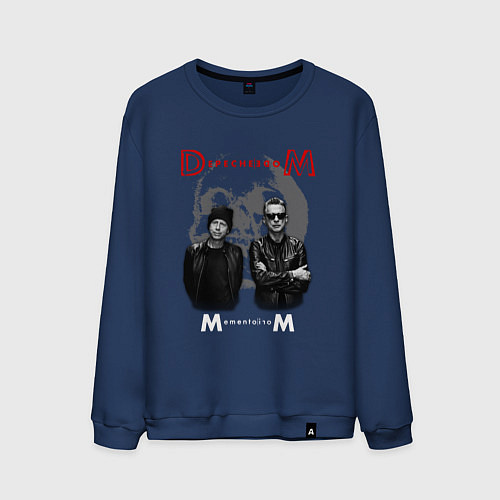 Мужской свитшот Depeche Mode - Memento mori tour band / Тёмно-синий – фото 1
