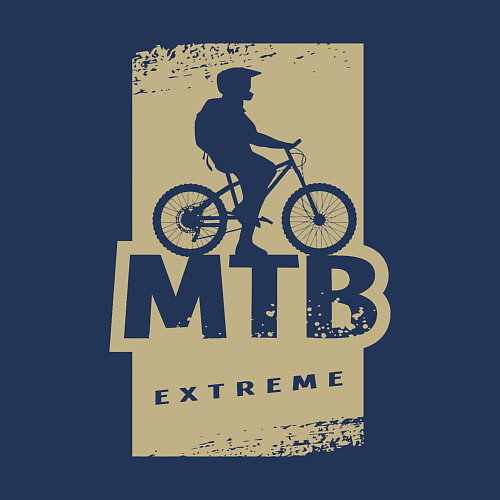 Мужской свитшот MTB extreme / Тёмно-синий – фото 3