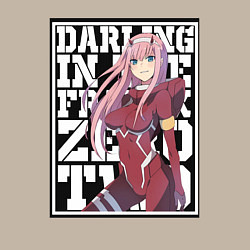 Свитшот хлопковый мужской Darling in the FranXX zero, цвет: миндальный — фото 2