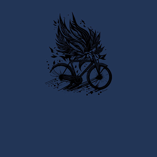 Мужской свитшот Велотату / Тёмно-синий – фото 3