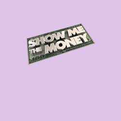 Свитшот хлопковый мужской Show me the money, цвет: лаванда — фото 2