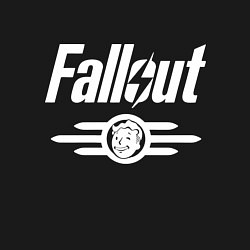 Свитшот хлопковый мужской Fallout - vault 33, цвет: черный — фото 2