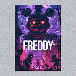 Свитшот хлопковый мужской Freddy - мишка Фредди, цвет: меланж — фото 2