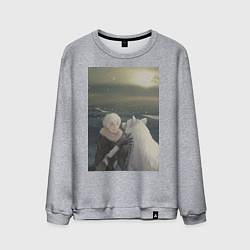 Свитшот хлопковый мужской Для тебя Бессмертный Фуши, цвет: меланж