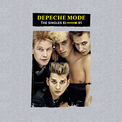 Свитшот хлопковый мужской Depeche Mode - Singles, цвет: меланж — фото 2