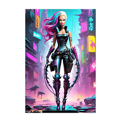 Свитшот хлопковый мужской Кибер чувиха на своём районе - нейросеть, цвет: белый — фото 2