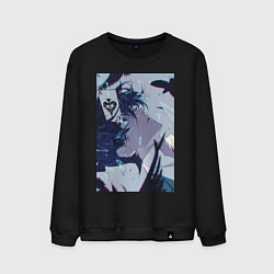 Свитшот хлопковый мужской Ванитас целитель, цвет: черный