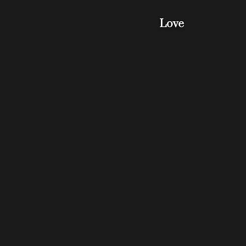 Мужской свитшот Love минимализм / Черный – фото 3