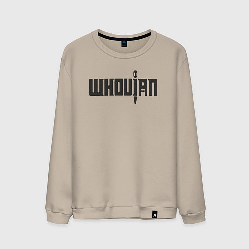 Мужской свитшот Whovian movie / Миндальный – фото 1