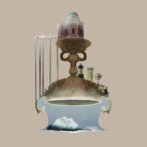 Мужской свитшот Bloodborne - Ром, праздный паук / Миндальный – фото 3