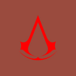 Свитшот хлопковый мужской Red logo of assassins, цвет: кирпичный — фото 2