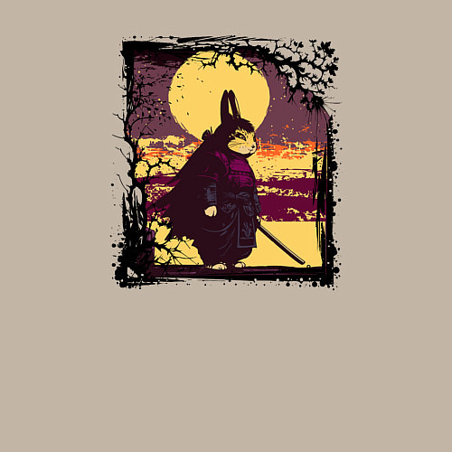 Мужской свитшот Защитник священных земель / Миндальный – фото 3