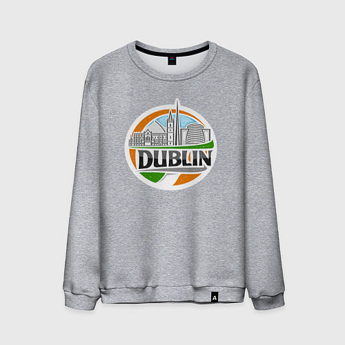 Мужской свитшот Дублин / Меланж – фото 1