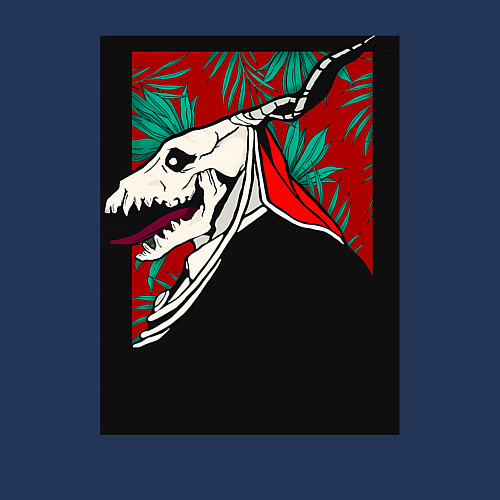 Мужской свитшот Невеста чародея Элиас Эйнсворт Терновник / Тёмно-синий – фото 3