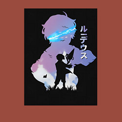 Свитшот хлопковый мужской Реинкарнация безработного Рудеус Грейрат, цвет: кирпичный — фото 2