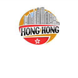 Свитшот хлопковый мужской Мегаполис Гонконг, цвет: белый — фото 2