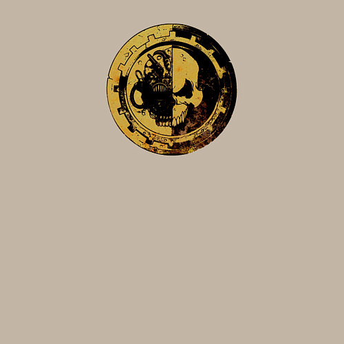 Мужской свитшот Механикус Warhammer / Миндальный – фото 3