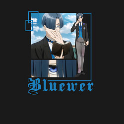 Свитшот хлопковый мужской Тёмный дворецкий Лоуренс Блуэр, цвет: черный — фото 2