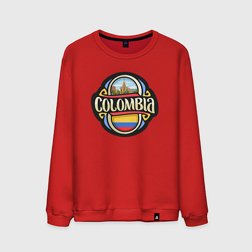 Мужской свитшот Columbia / Красный – фото 1