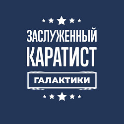 Свитшот хлопковый мужской Заслуженный каратист, цвет: тёмно-синий — фото 2