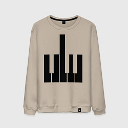 Мужской свитшот Fuck your music!