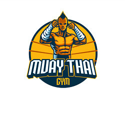 Свитшот хлопковый мужской Muay thai gym, цвет: белый — фото 2