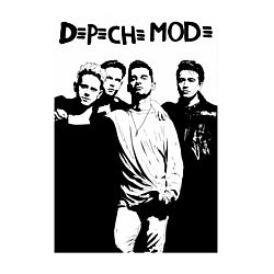 Свитшот хлопковый мужской Depeche mode all, цвет: белый — фото 2