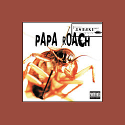 Свитшот хлопковый мужской Papa Roach - infest, цвет: кирпичный — фото 2