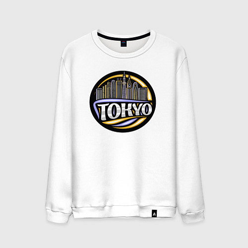 Мужской свитшот Tokyo / Белый – фото 1