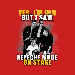 Свитшот хлопковый мужской Depeche Mode - On stage, цвет: красный — фото 2