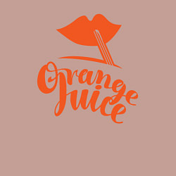 Свитшот хлопковый мужской Вкусный апельсиновый сок, цвет: пыльно-розовый — фото 2