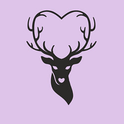 Свитшот хлопковый мужской Love deer, цвет: лаванда — фото 2