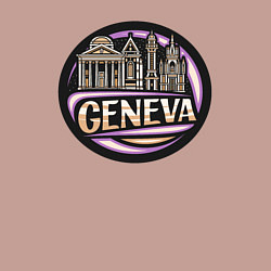 Свитшот хлопковый мужской Женева, цвет: пыльно-розовый — фото 2