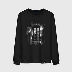 Мужской свитшот Tardis grey