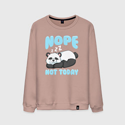 Свитшот хлопковый мужской Неа не сегодня, цвет: пыльно-розовый