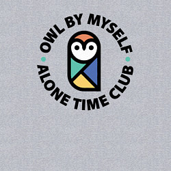 Свитшот хлопковый мужской Клуб одиночества, цвет: меланж — фото 2