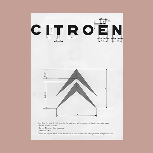 Мужской свитшот Citroen логотип / Пыльно-розовый – фото 3