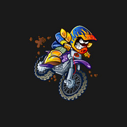 Свитшот хлопковый мужской Веселое эндуро по лесам, цвет: черный — фото 2