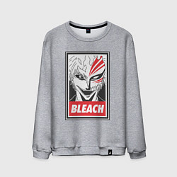 Свитшот хлопковый мужской Блич, цвет: меланж