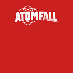 Свитшот хлопковый мужской Atomfall logo, цвет: красный — фото 2