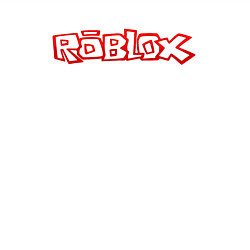 Свитшот хлопковый мужской Roblox красный мем, цвет: белый — фото 2