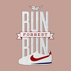 Свитшот хлопковый мужской Forrest Gump - run Forrest run, цвет: пыльно-розовый — фото 2