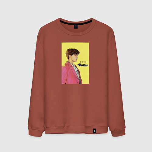 Мужской свитшот J-hope Butter / Кирпичный – фото 1