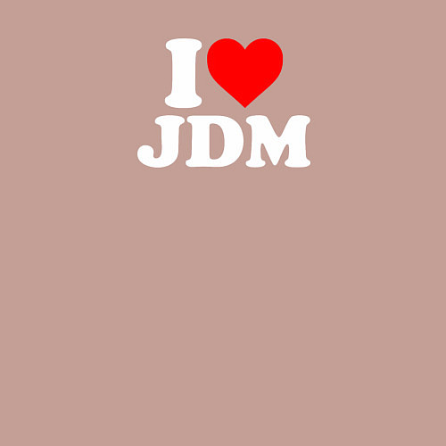 Мужской свитшот I love JDM / Пыльно-розовый – фото 3