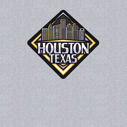 Свитшот хлопковый мужской Houston Texas, цвет: меланж — фото 2