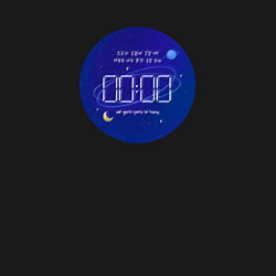 Свитшот хлопковый мужской Полночь BTS, цвет: черный — фото 2